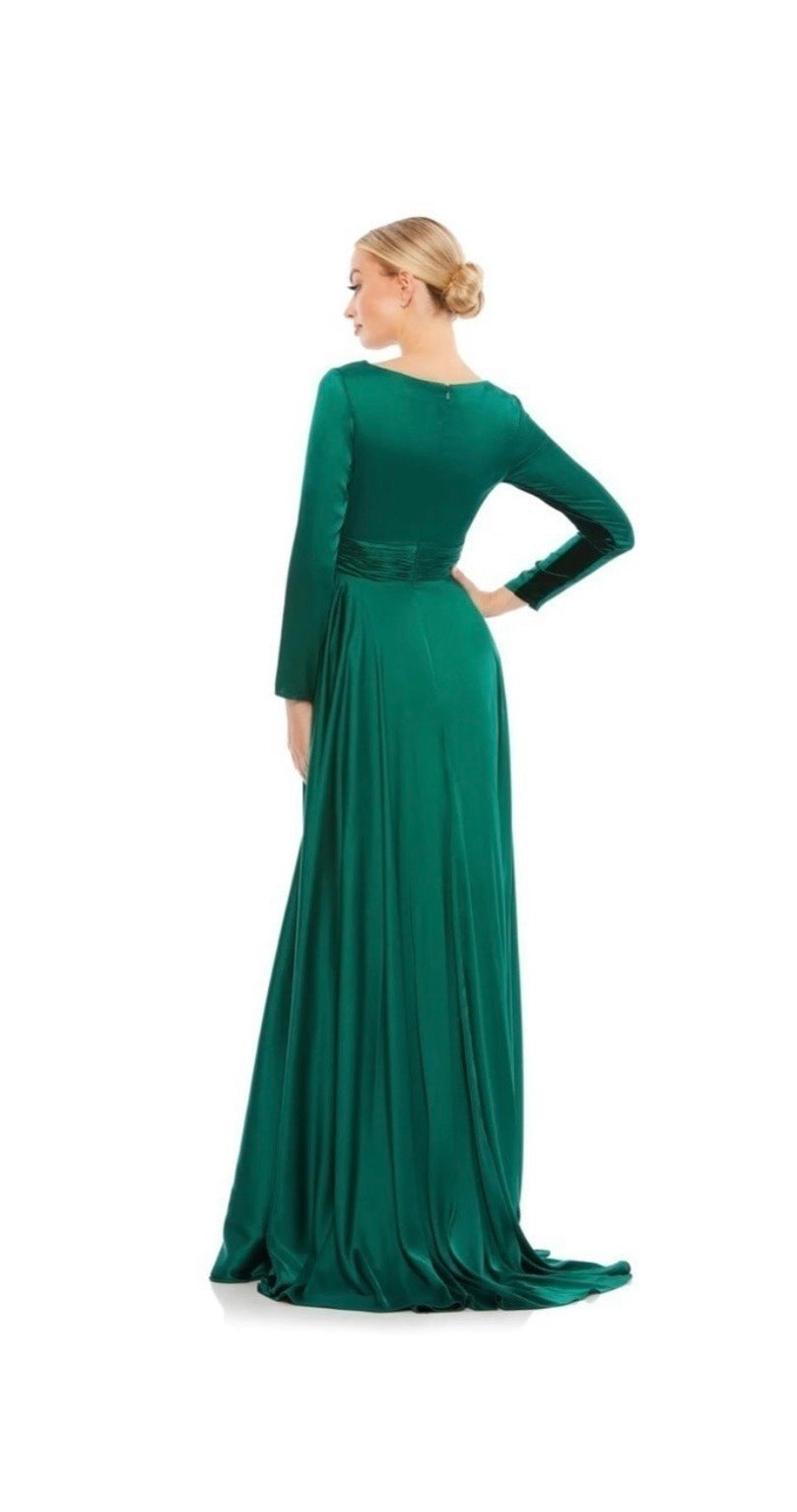 Ieena Mac Duggal Magnetic Ruched Waist Long Dress