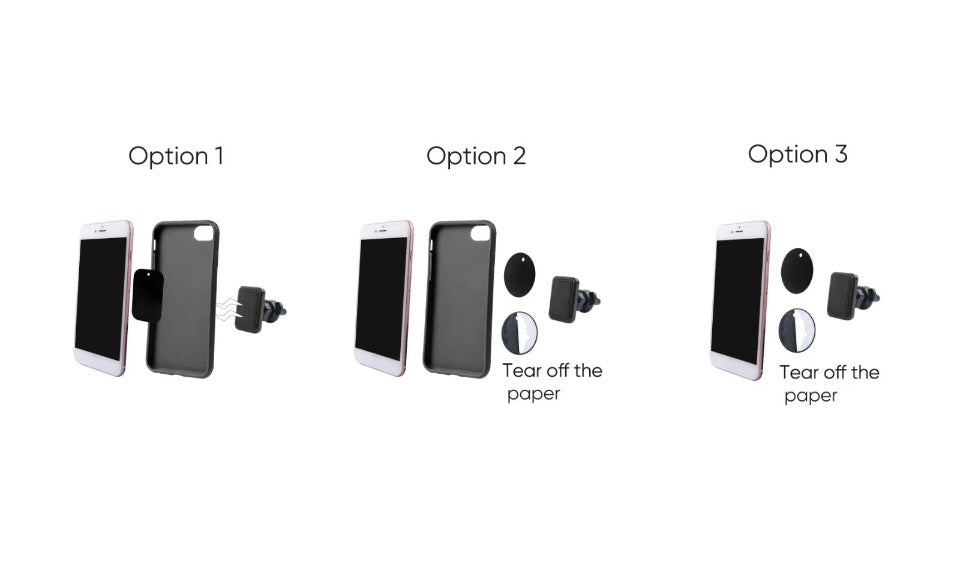 On Magnetic Car Vent Phone Mount
