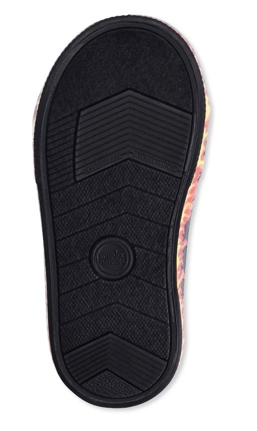 Wonder Nation Black with Flames Shoe