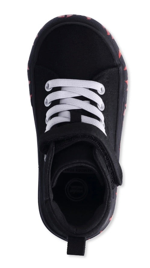 Wonder Nation Black with Flames Shoe