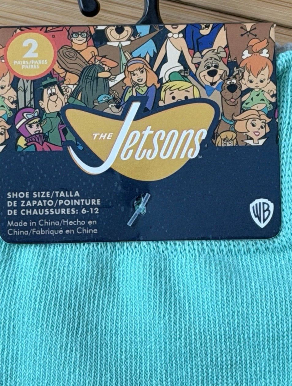 2 pk The Jetsons Unisex 6-12 Socks