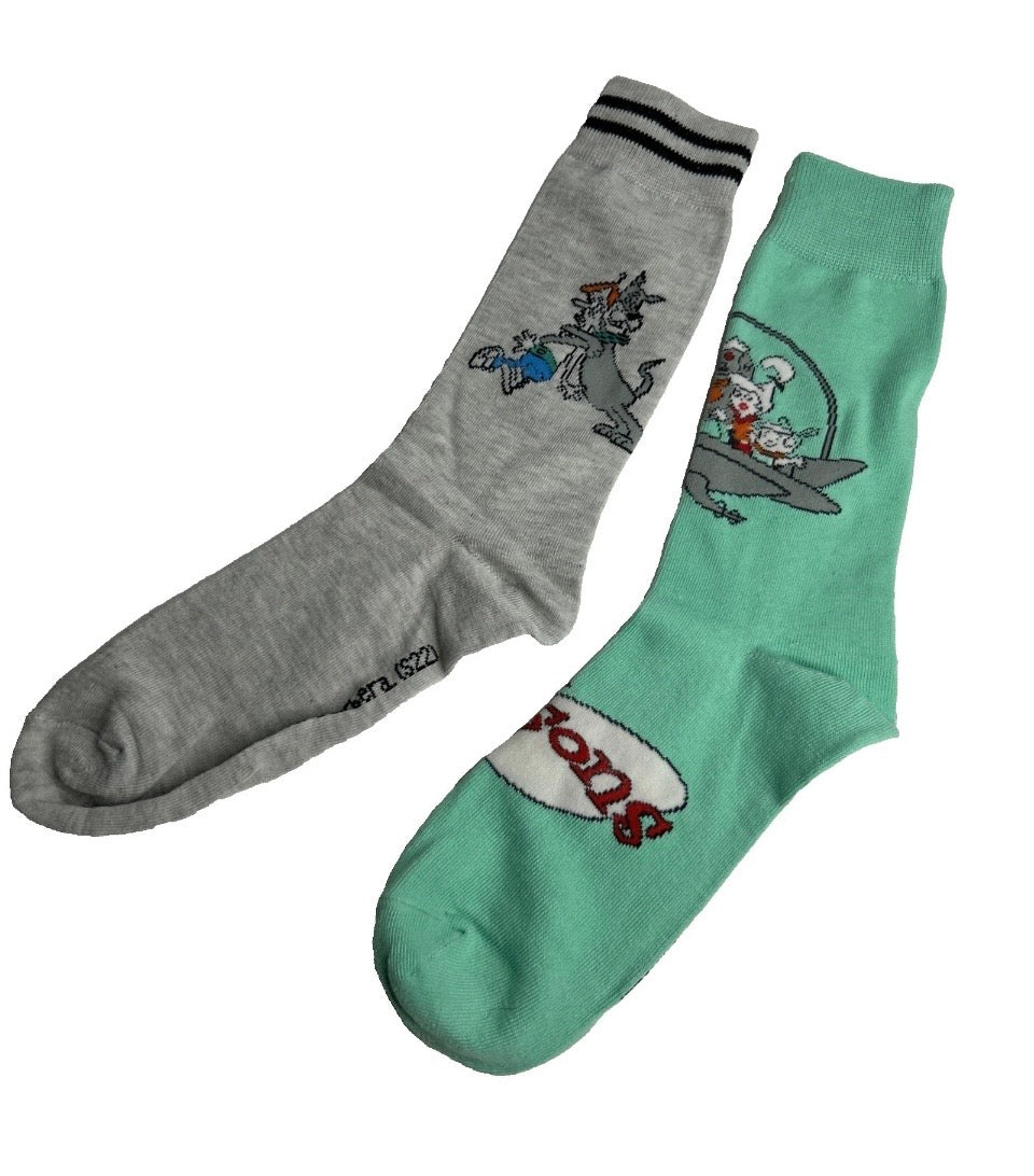 2 pk The Jetsons Unisex 6-12 Socks