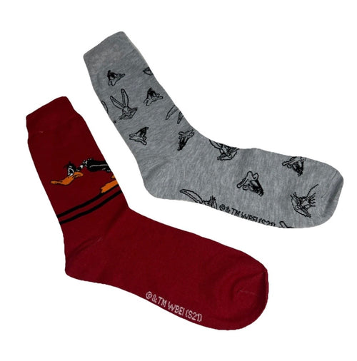 2pk Looney Tunes Unisex 6-12 Socks