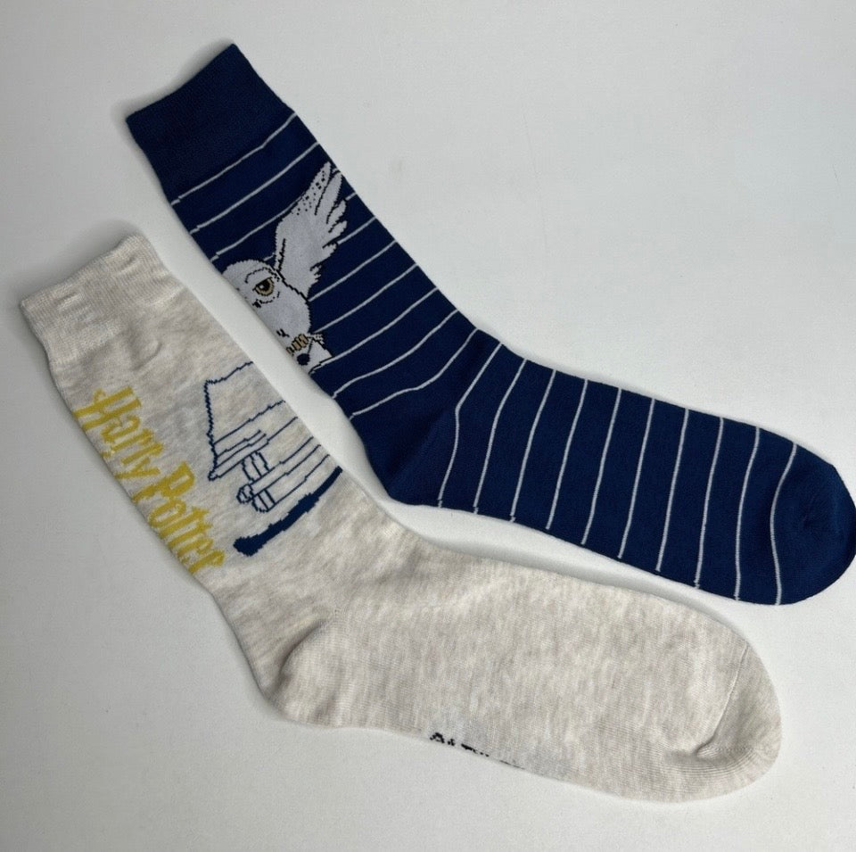 2 pk Harry Potter 6-12 Unisex Socks