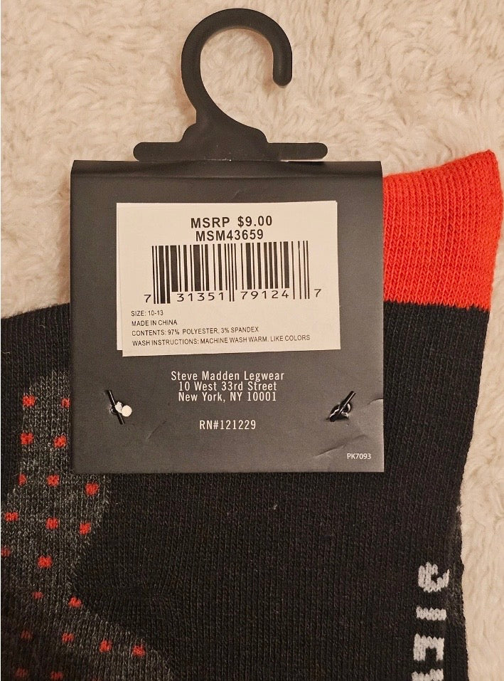 Steve Madden Men’s Crew Socks