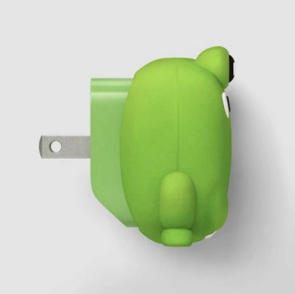 Single Port USB-C Wall Charger heyday Green Frog 15W Output