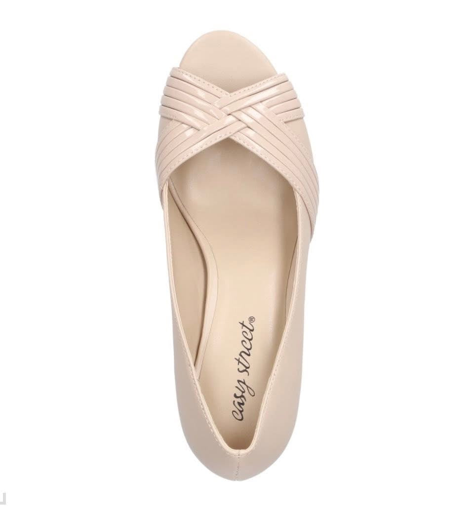 Easy Street Platform Peep Toe Pumps