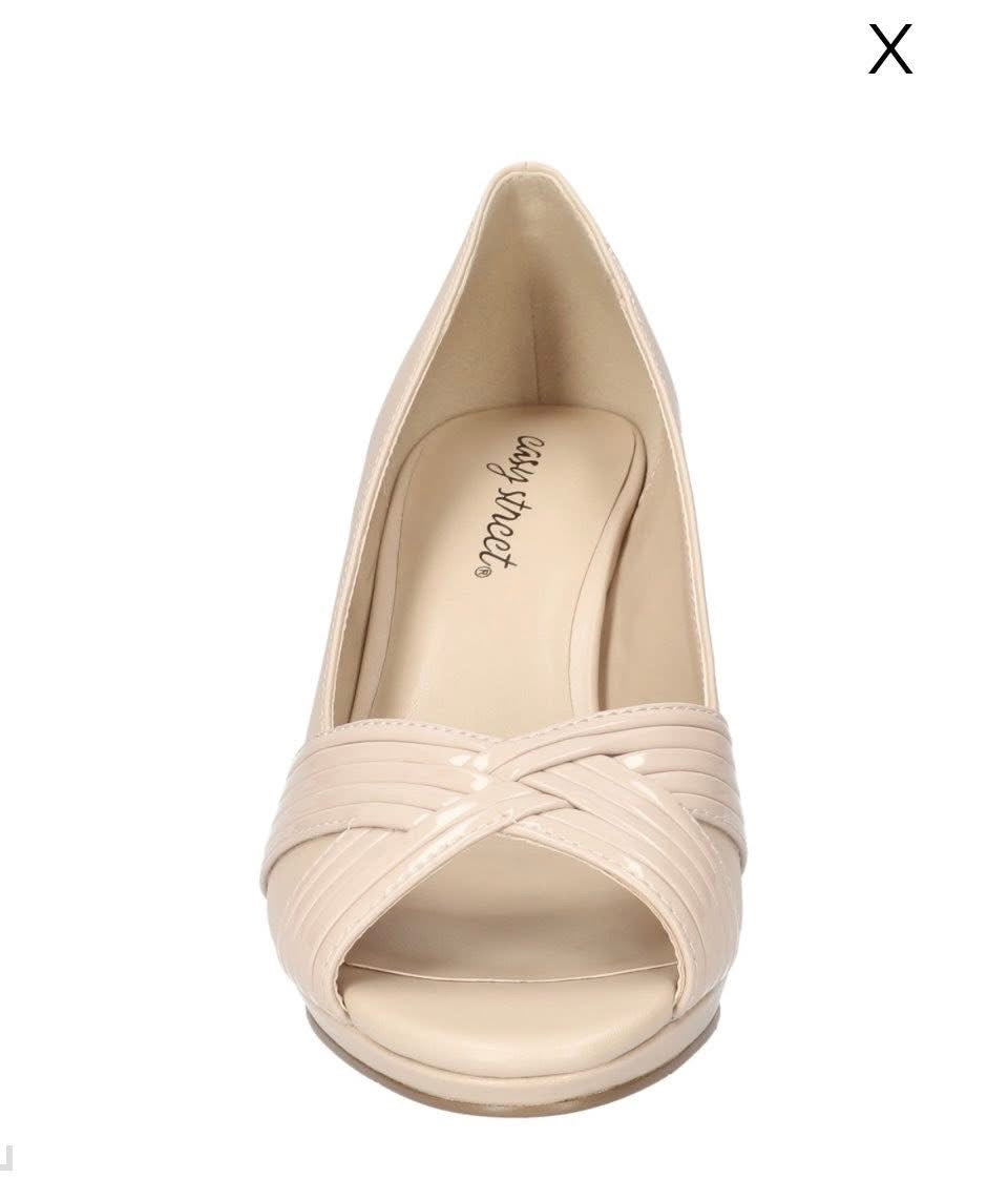 Easy Street Platform Peep Toe Pumps