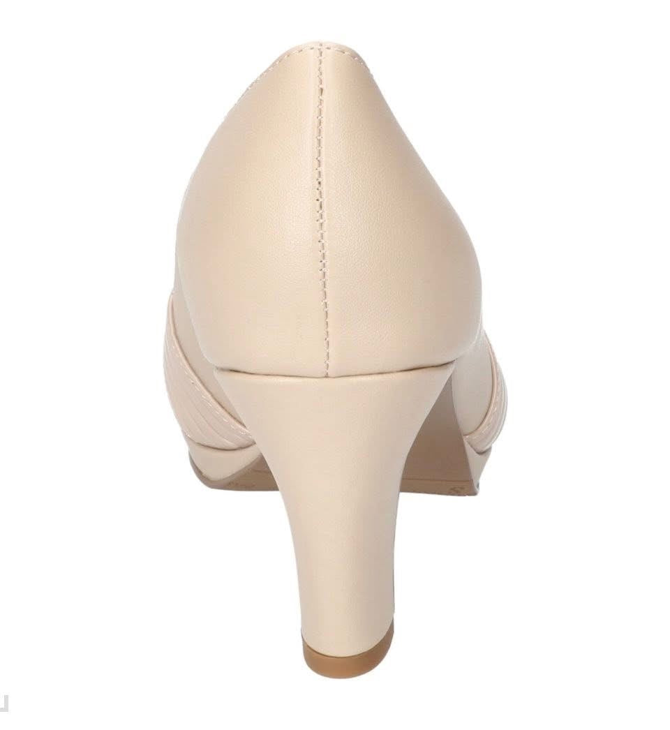 Easy Street Platform Peep Toe Pumps