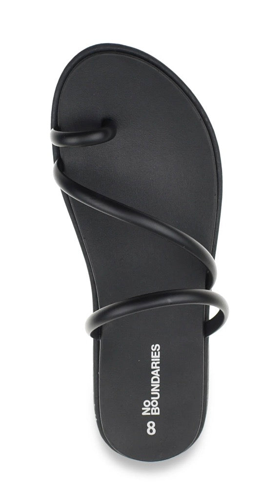 No Boundaries Toe Loop Sandals