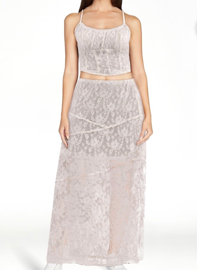 No Boundaries Lace Corset & Maci Skirt