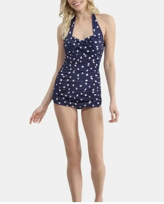 Simply Slim Women's and Women's Plus Glam Sheath One Piece Swimsuit