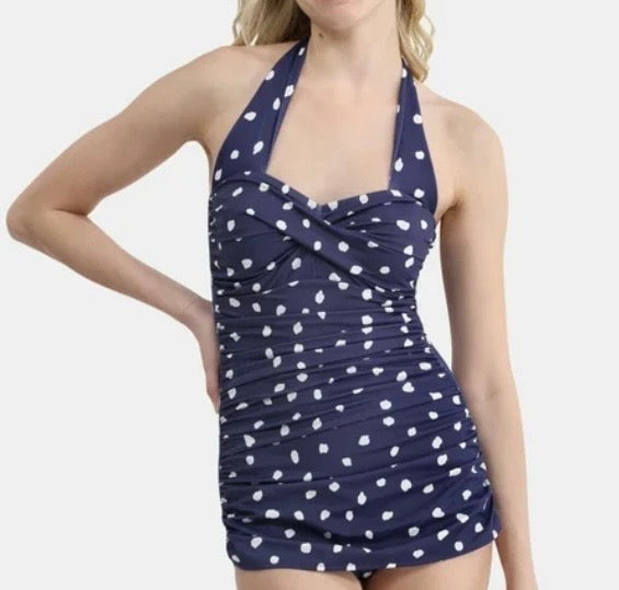 Simply Slim Women's and Women's Plus Glam Sheath One Piece Swimsuit