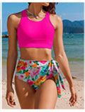 AI'MAGE Womens High Waisted Bikini Sets Tummy Control Swimsuits Two Piece Swim Suits