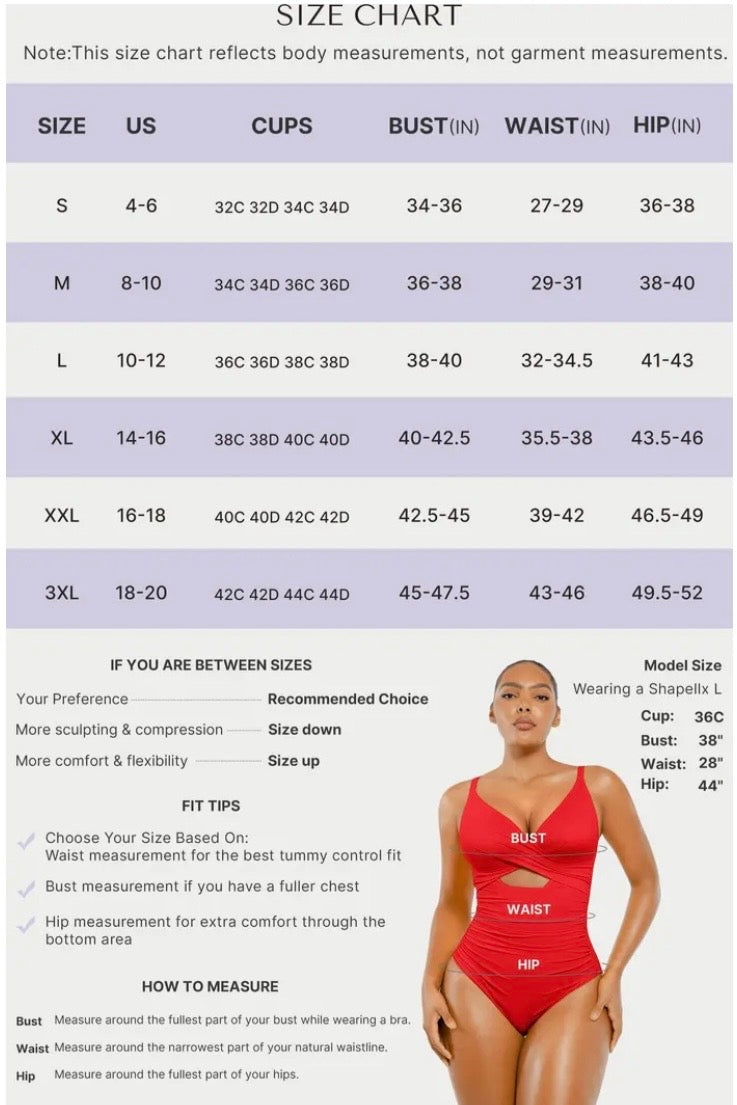 Shapellx Cutout-Front Tummy Control One-Piece Swimsuit