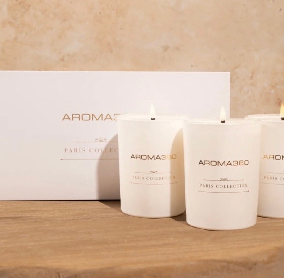 Aroma 360 Paris Collection Trio Candle Set