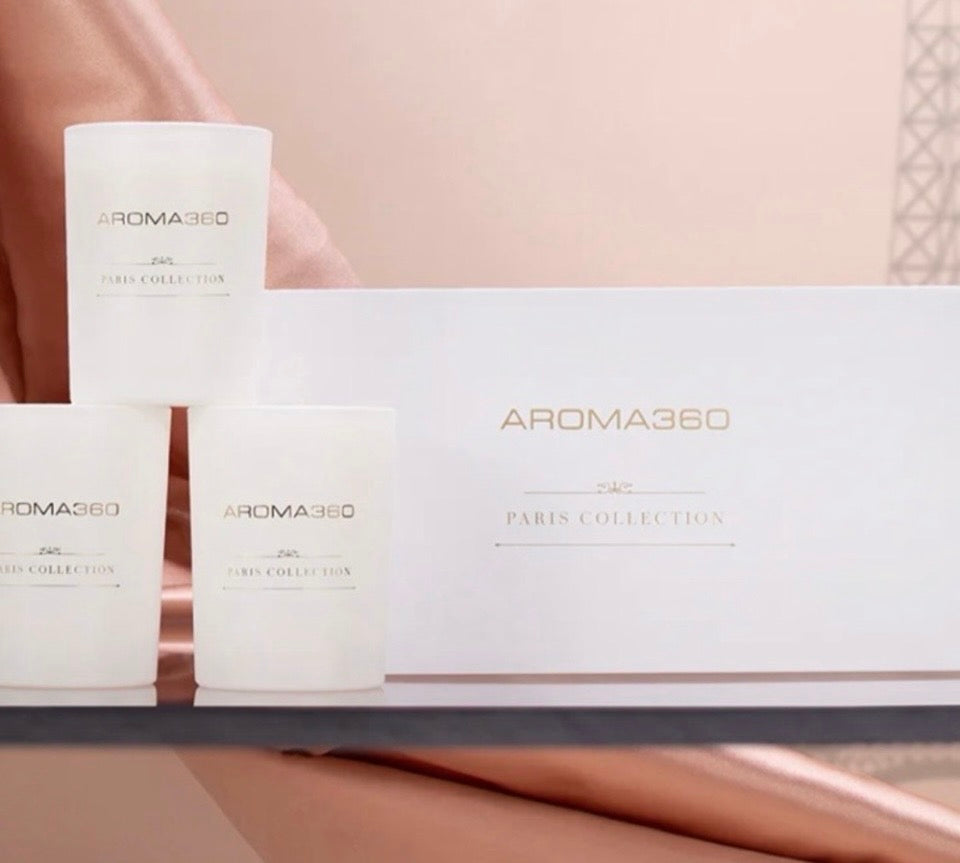 Aroma 360 Paris Collection Trio Candle Set