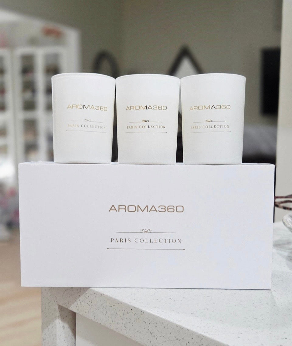 Aroma 360 Paris Collection Trio Candle Set