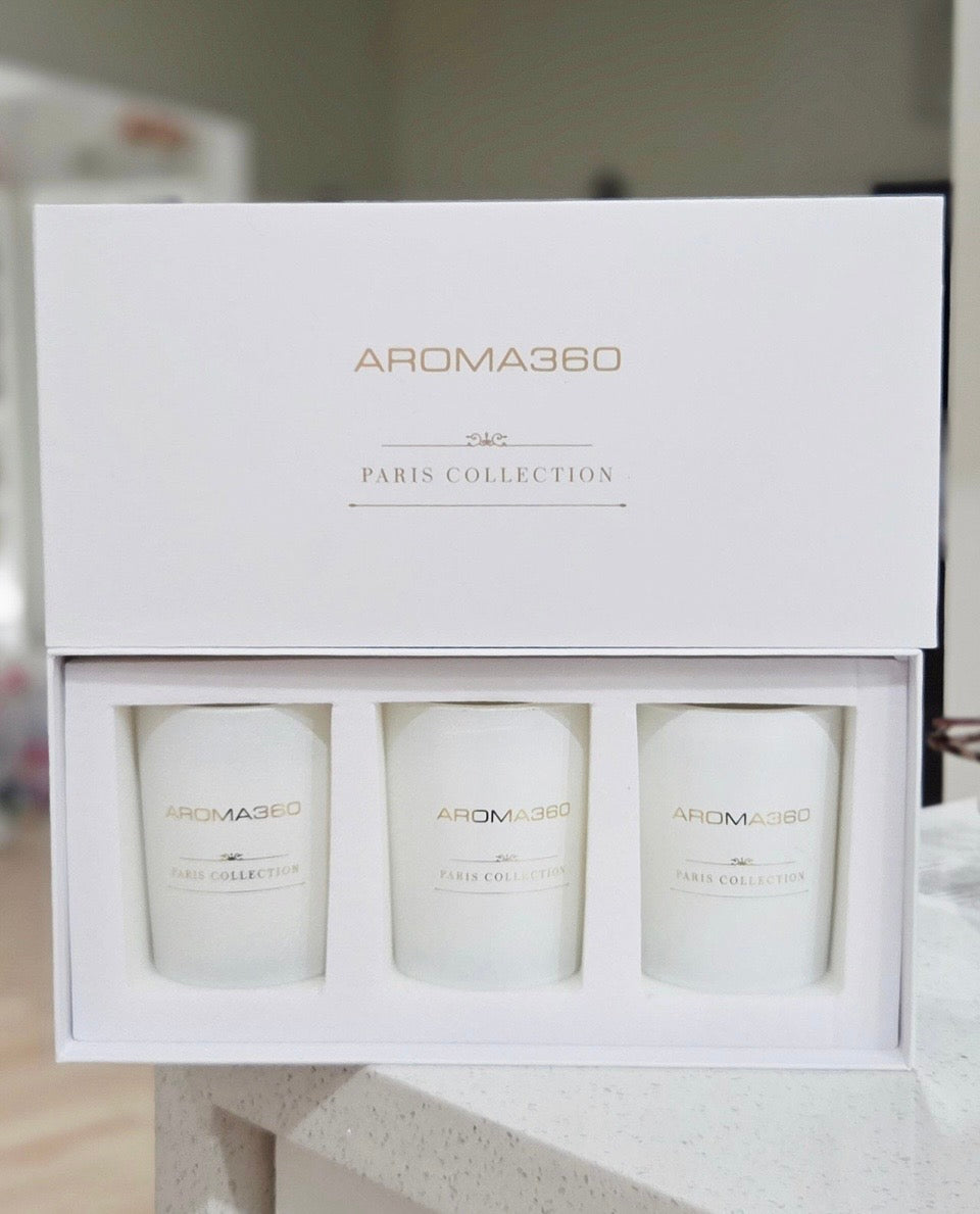 Aroma 360 Paris Collection Trio Candle Set
