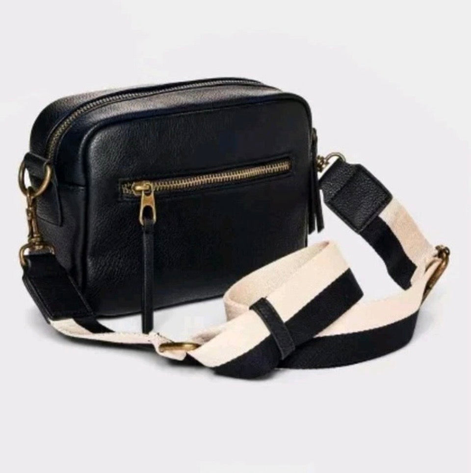 Universal Thread Crossbody Black Camera Bag Adjustable Removable Strap