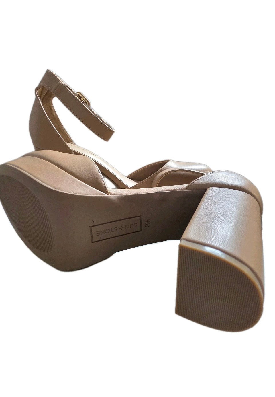 Sun + Stone Birdey Nude Platform Heel