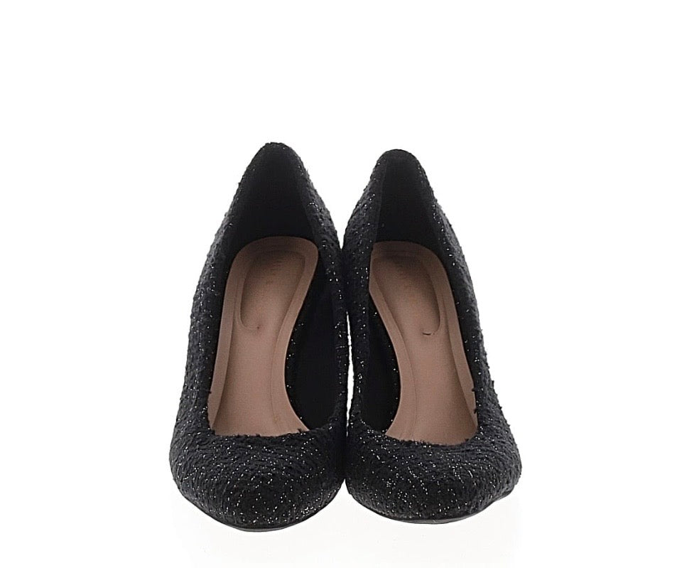 Katie & Kelly Genna Black Twill Pump