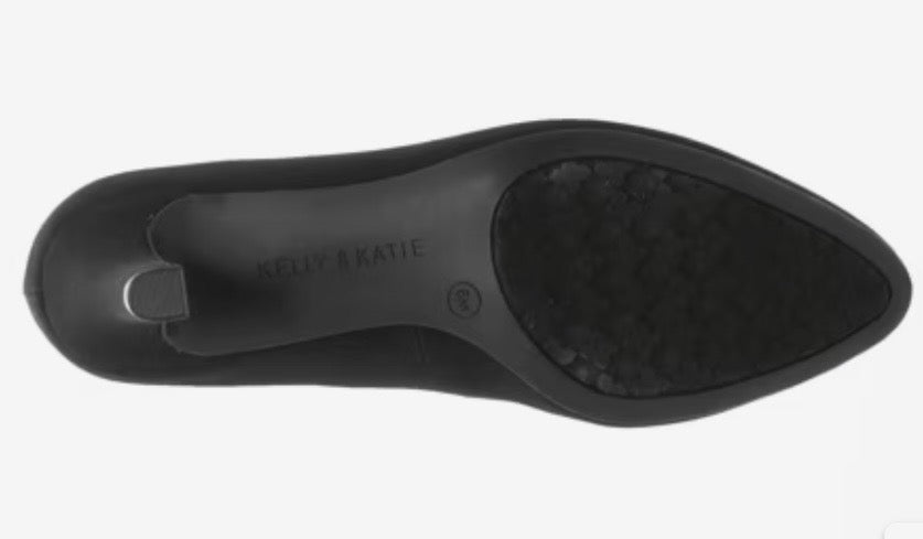 Katie & Kelly Genna Black Twill Pump