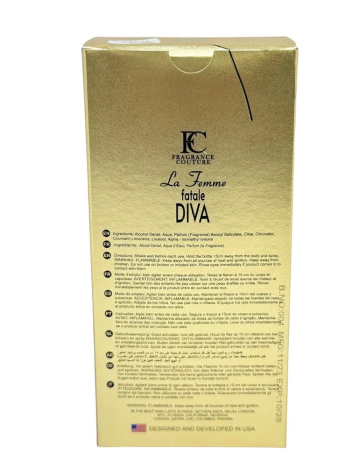 La Femme Fatale Diva For Women by Fragrance Couture