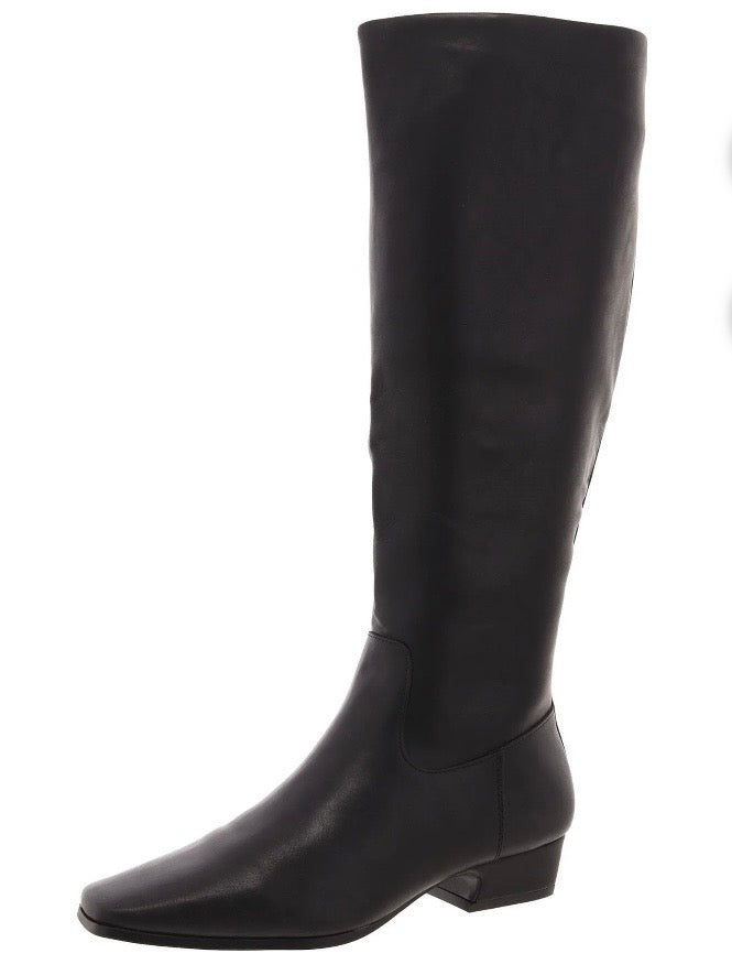 Madden Girl Florence Snip Toe Tall Boots Black Smooth