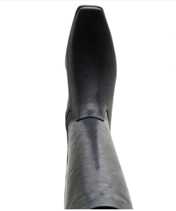 Madden Girl Florence Snip Toe Tall Boots Black Smooth