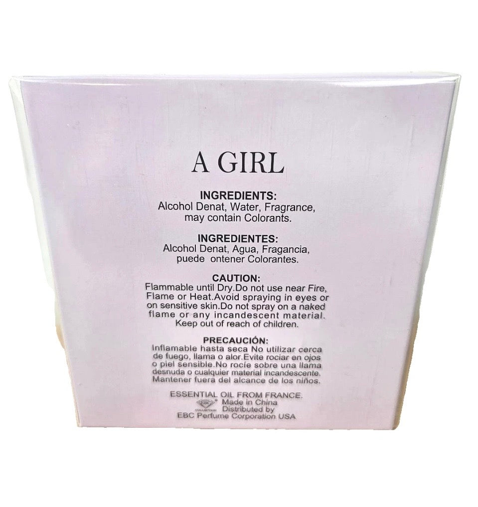 A Girl Eau de Parfum by EBC Collection