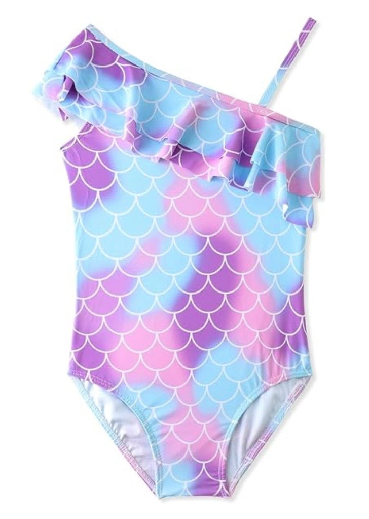 GYRATEDREAM Girls One Piece Swimsuits Sleeveless Swimsuits Beach Swimwear Bathing Suits for 8-10 years