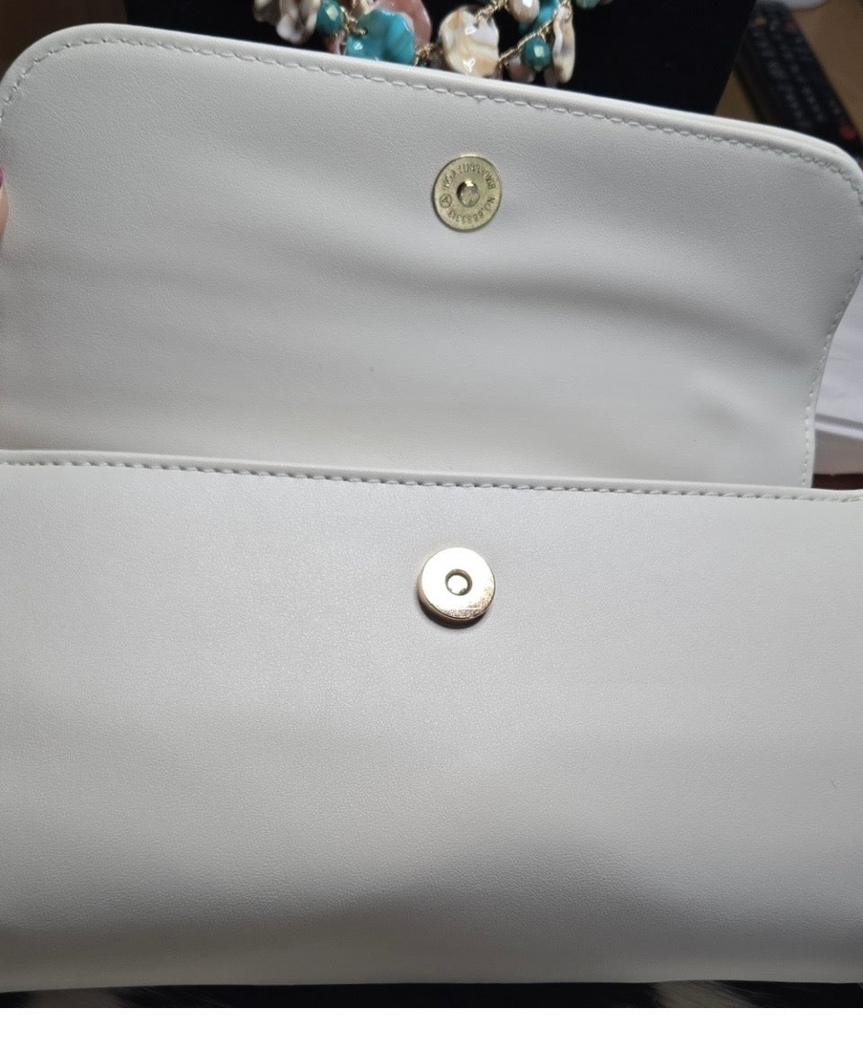 Yani J'adore Soft Faux Leather Beige Bliss Collection Bag Crossbody