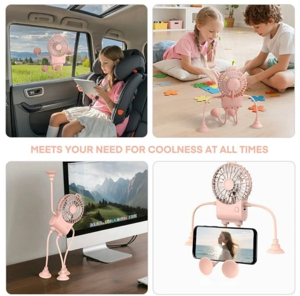 Varai Portable Flexible Robot Fan Rechargeable