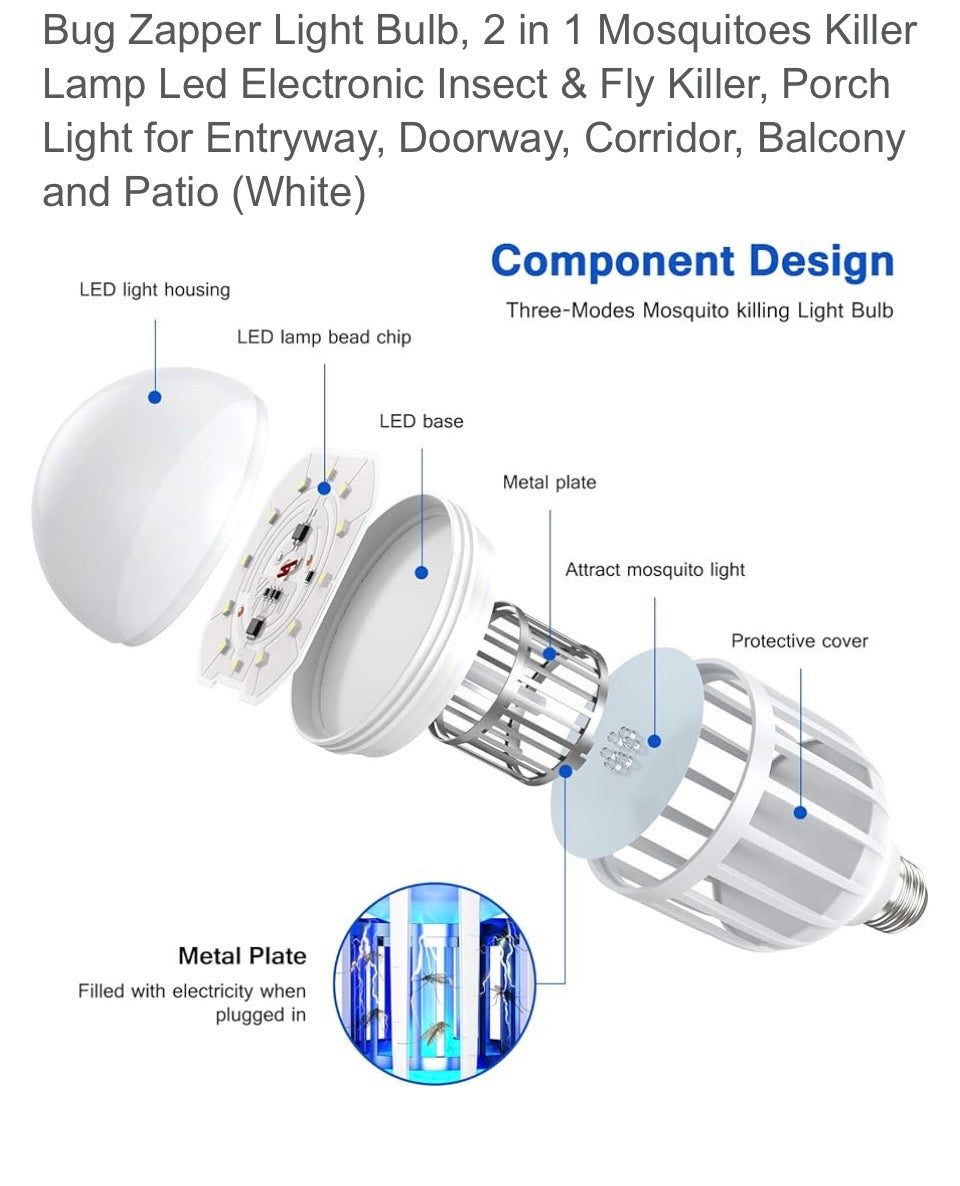 Gardenery Bug Zapper LED Bulb