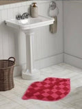 Nature Step Non-slip Checkered Lips Rug