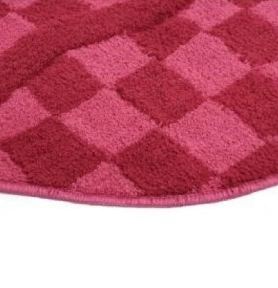 Nature Step Non-slip Checkered Lips Rug