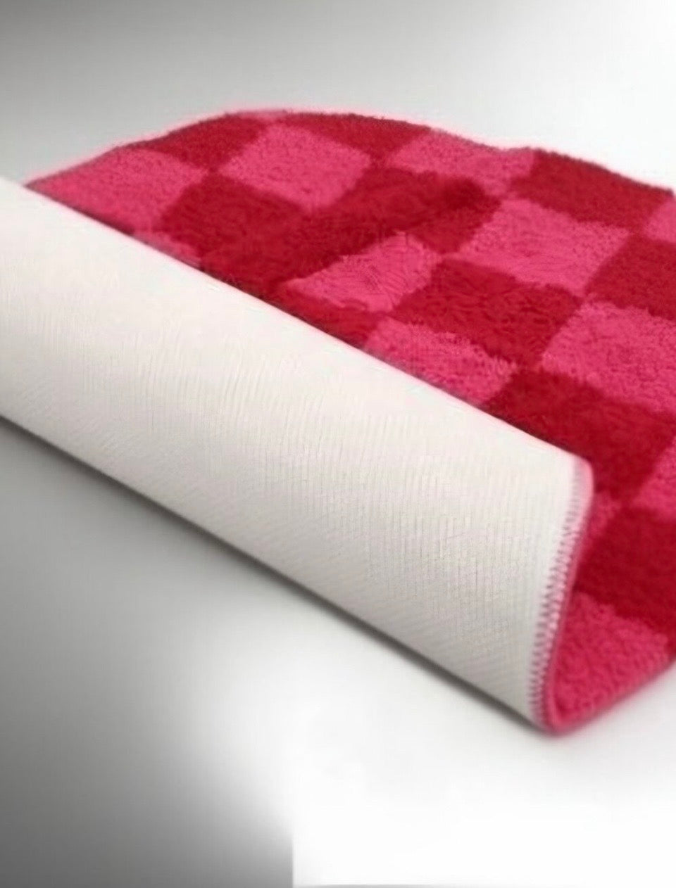 Nature Step Non-slip Checkered Lips Rug