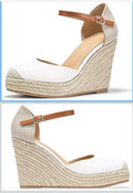 Fisace Women’s Espadrille Heel Platform Wedge